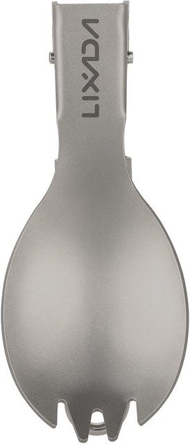 Lixada Titan-Göffel faltbar in Silber mit mattem Finish für Camping und Reisen - Bild 1