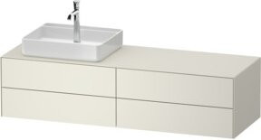 Duravit Waschtischunterschrank White Tulip in White, Breite: 160 cm, Tiefe: 55 cm, Höhe: 40,8 cm - Bild 1