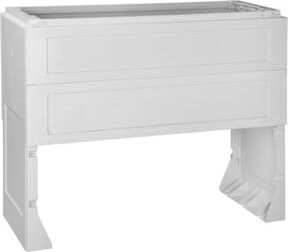 GSAB Elektrotechnik Sockel für Kabelverteiler 2NS470 in Weiß - Bild 1