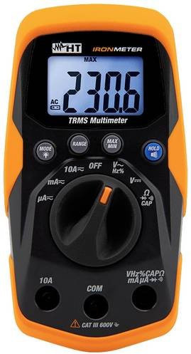 HT Instruments IRONMETER Digitales Hand-Multimeter CAT III 600V in Orange mit 4000 Counts - Bild 1
