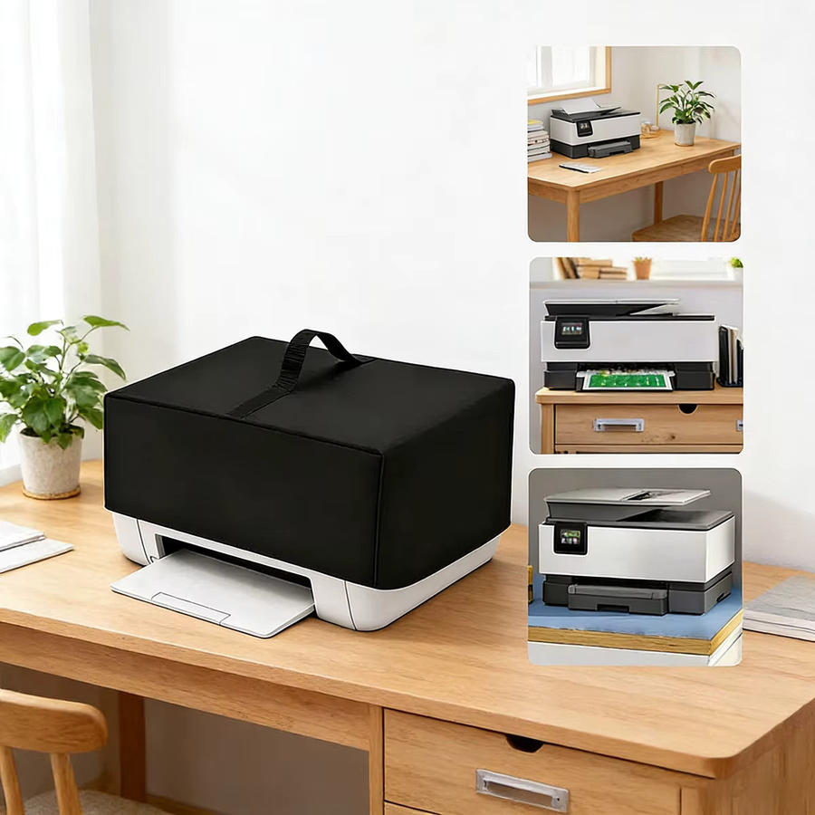 Epson Oxford Druckerabdeckung in Schwarz mit verstärktem Tragegriff für EcoTank ET-2800, ET-2850 und ET-2400 - Bild 4