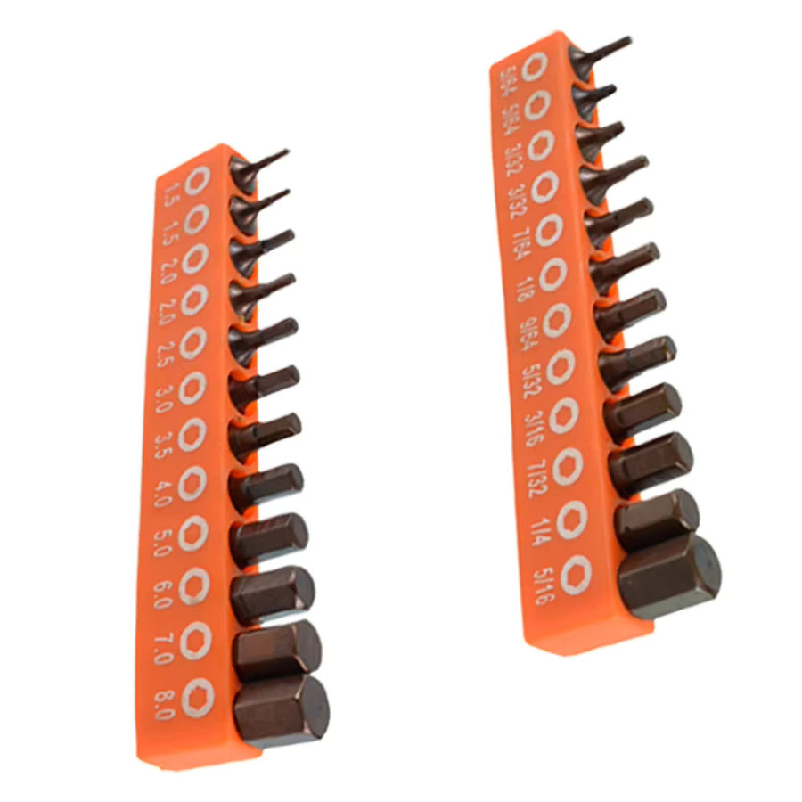 Sechskant-Schraubendreher Bit Set mit magnetischem Hex-Schaft für elektrische und handgeführte Werkzeuge, 25 mm - Bild 2