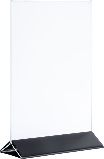 APS Kartenhalter für DIN A4 in transparent/schwarz, B/H/T: 7 x 23 x 15 cm - Bild 1