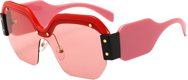 OUYALE Sonnenbrille, Übergroße, Kunststoff, Damen, polarisiert - Bild 1