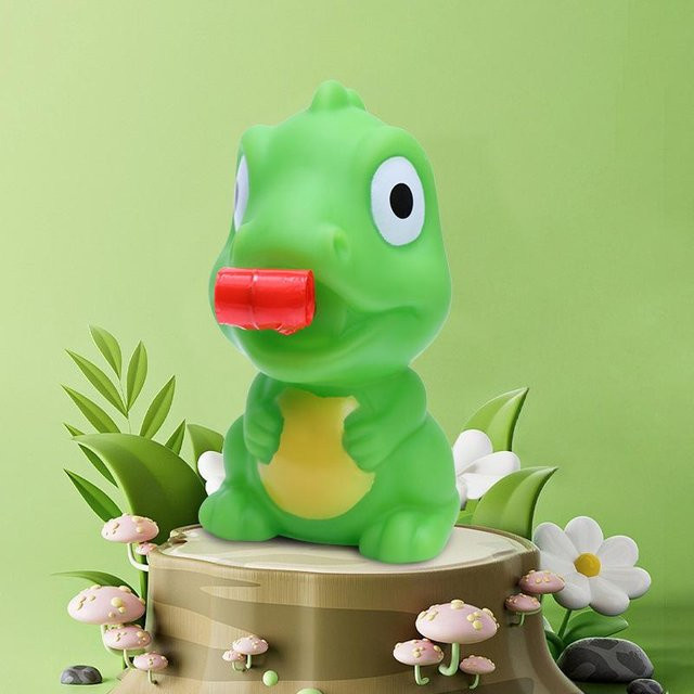 XDR Frosch-Dinosaurier mit herausgestreckter Zunge Stressabbau-Spielzeug - Bild 1