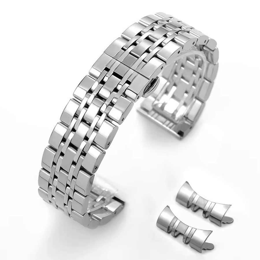 crazyband Smartwatch Ersatzarmband Edelstahl, Silber, Unisex - Bild 4