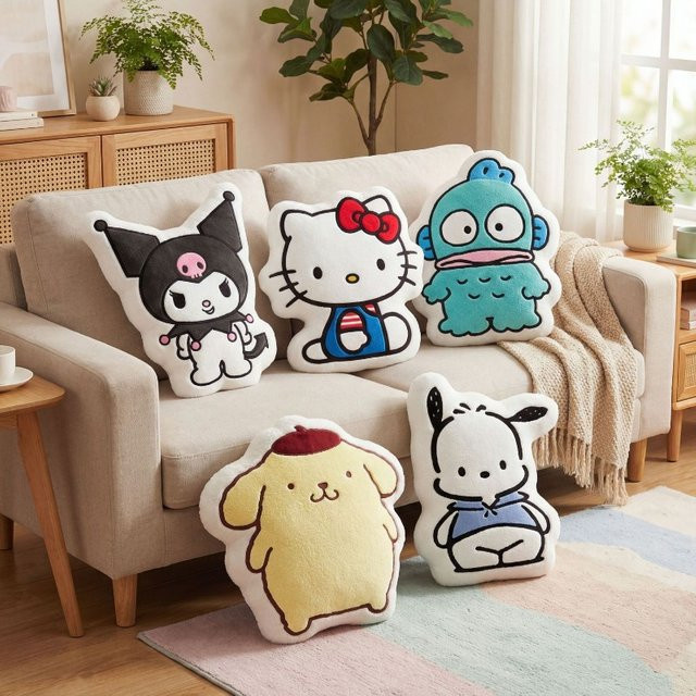 Sanrio Kuromi, Pompompurin, Hello Kitty, My Melody, Plüsch, Zubehör - Bild 1