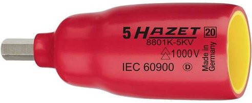 Hazet Steckschlüsseleinsatz 8801K-6KV 3/8 Zoll Rot 6,0 mm - Bild 1