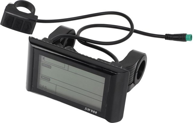 Shoemst SW900 LCD Panel Display für Elektrofahrräder und Elektroroller, wasserdicht, 5 Pin, Schwarz - Bild 1