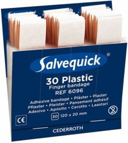 Salvequick Nachfüller mit 30 wasserabweisenden Pflastern in Multicolor - Bild 1