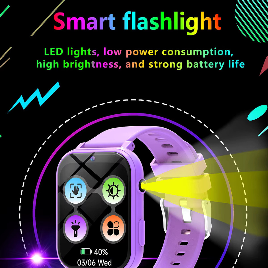 SIMSONLAB Smartwatch, Blau, Kunststoff, Kinder, Unisex - Bild 2