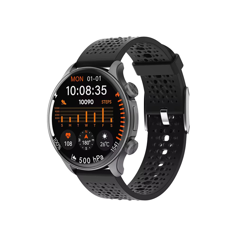 IMIKI HOLO 2 Pro Smartwatch in Schwarz mit 1,6-Zoll-AMOLED-Display, GPS, Bluetooth-Telefonie und 5 ATM Wasserdichtigkeit - Bild 6