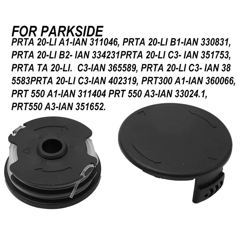 Vibratite Spool Line Cover Kit Ersatzteil für Prta 20-Li Akku-Rasenschneider - Bild 5