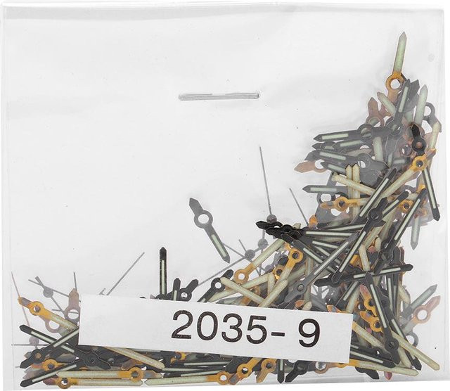 Neoglint Uhr Zeiger Set, gray, für 2035 Uhrwerk, Nachtleuchtfunktion - Bild 1