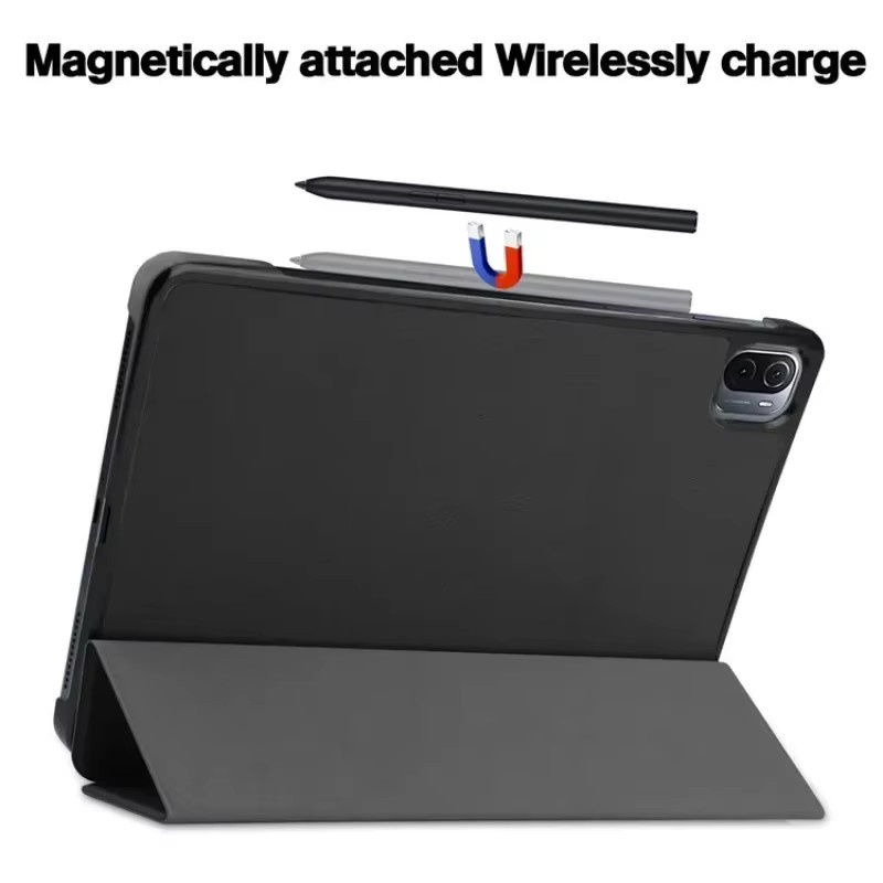Smart Cover Klapphülle aus PU-Leder für Xiaomi Pad 5, Pad 5 Pro, Pad 6, Pad 6 Pro und Pad 7 / Pad 7 Pro (11 bis 11,2 Zoll) in Blau oder Schwarz - Bild 2