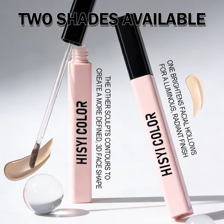 HISYI Concealer-Stift, Kontur-Highlighter, schimmernd, Unisex - Bild 3