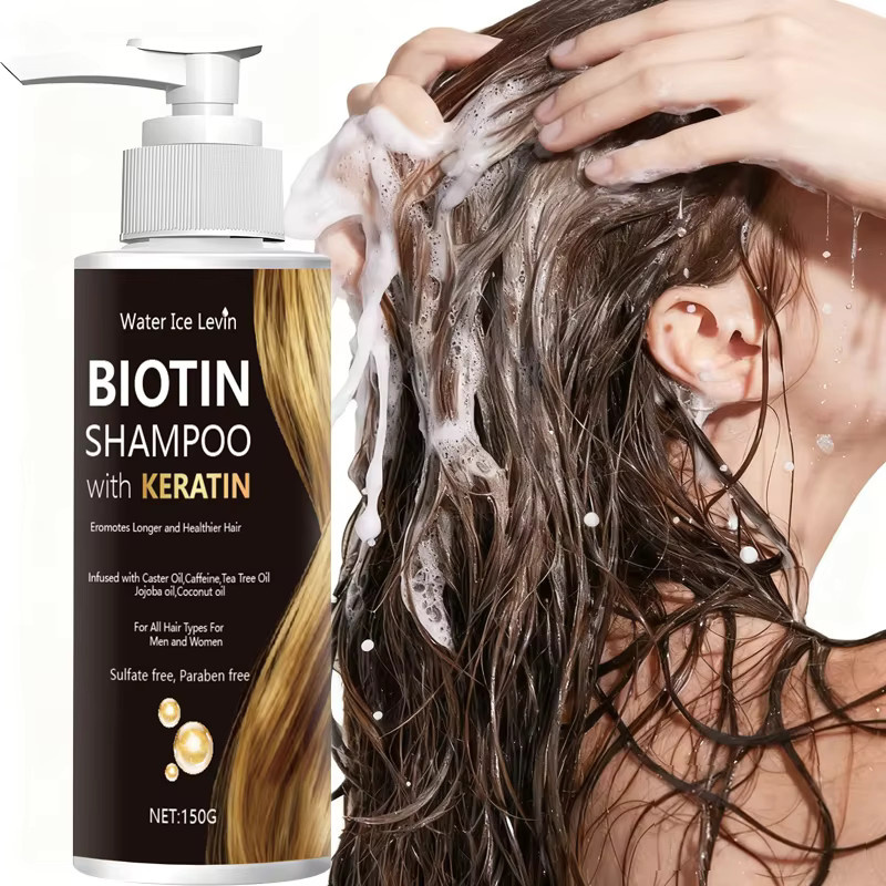 Levin Water Ice Biotin- und Keratin-Shampoo, Unisex - Bild 3