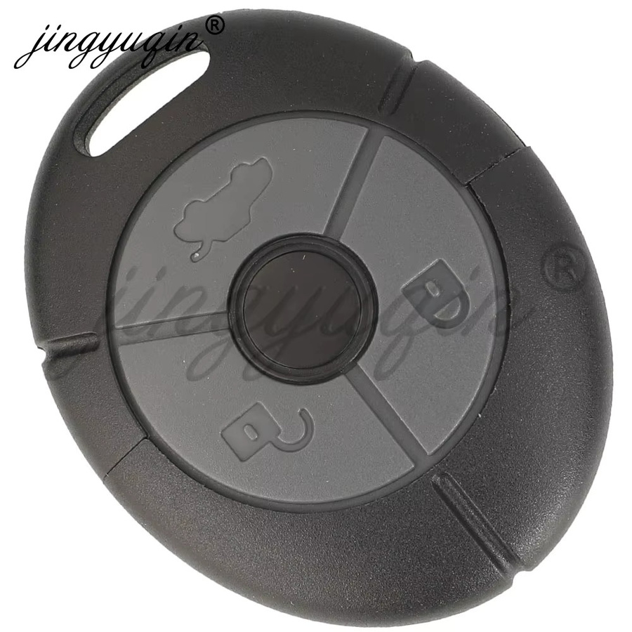 Jingyuqin Auto-Fernbedienung Schlüssel 433 MHz für Rover 25 45 MG 3 TF ZR ZS Heben 2003+ Keyless Control Fob mit 3 Tasten in Schwarz - Bild 2