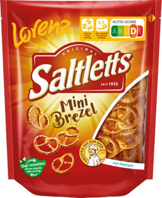 Lorenz Saltletts Mini-Brezel Laugengebäck mit Meersalz 150 g - Bild 1