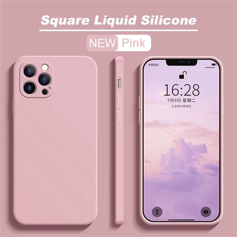 Flüssigsilikon Schutzhülle für Apple iPhone in Grün - Bild 3