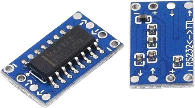 10er Set MAX3232 RS232 zu TTL Serielle Schnittstellen Level Konverter Module in Blau für Arduino - Bild 1