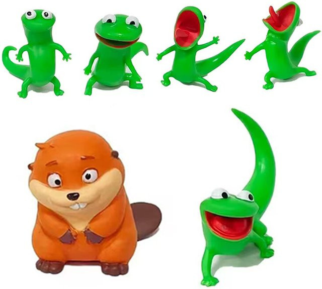 Bandai Tom Hoppers Grüne Eidechse, Anime-Figur, PVC, Einzelfigur - Bild 1