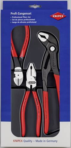 Knipex Kraft-Paket 00 20 10 Werkstatt Zangen-Set 3-teilig in Schwarz und Transparent - Bild 1