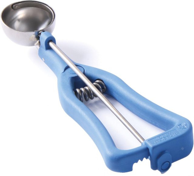 Hendi Profi Line 140 Eisportionierer aus Edelstahl in Blau mit 44 mm Durchmesser - Bild 1