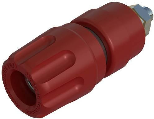 Hirschmann Test & Measurement PKI 10A Polklemme in Rot mit 35A aus Messing - Bild 1