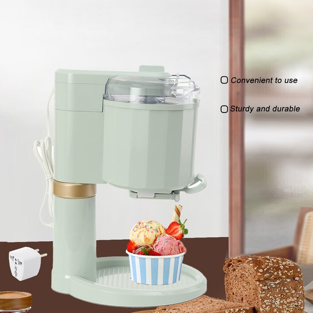 Jamode Softeismaschine in Grün mit 1L Fassungsvermögen, Automatischer Frucht-Dessert-Maker mit einfacher Ein-Knopf-Bedienung und spülmaschinenfesten Teilen aus Kunststoff - Bild 1