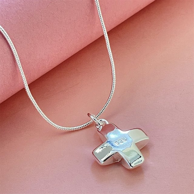 Hot Charms Halskette, Kreuz, 925 Silber, Damen - Bild 1