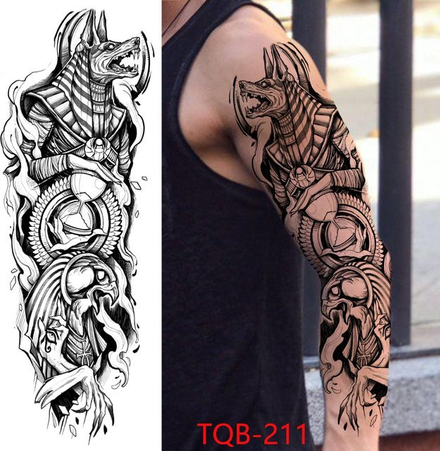 Temporäre Tattoo-Ärmel Flower Love, Unisex - Bild 1