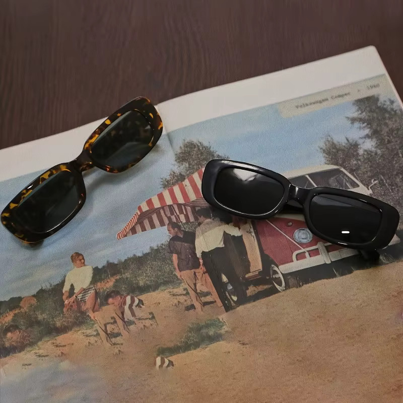 DIXSG Sonnenbrille, Unisex, Vollrand, rechteckig, Kunststoff - Bild 1