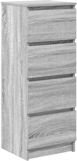 vidaXL Sideboard Grau Sonoma aus Holzwerkstoff B/T/H: 37,5 x 35 x 99 cm - Bild 1