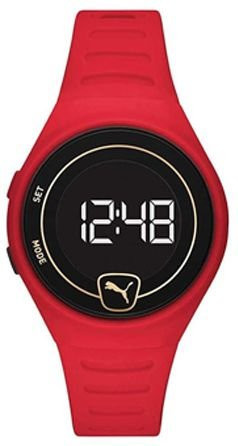 Puma Digitaluhr, Quarz, Kunststoff, 42 mm, Schwarz, Herren - Bild 1