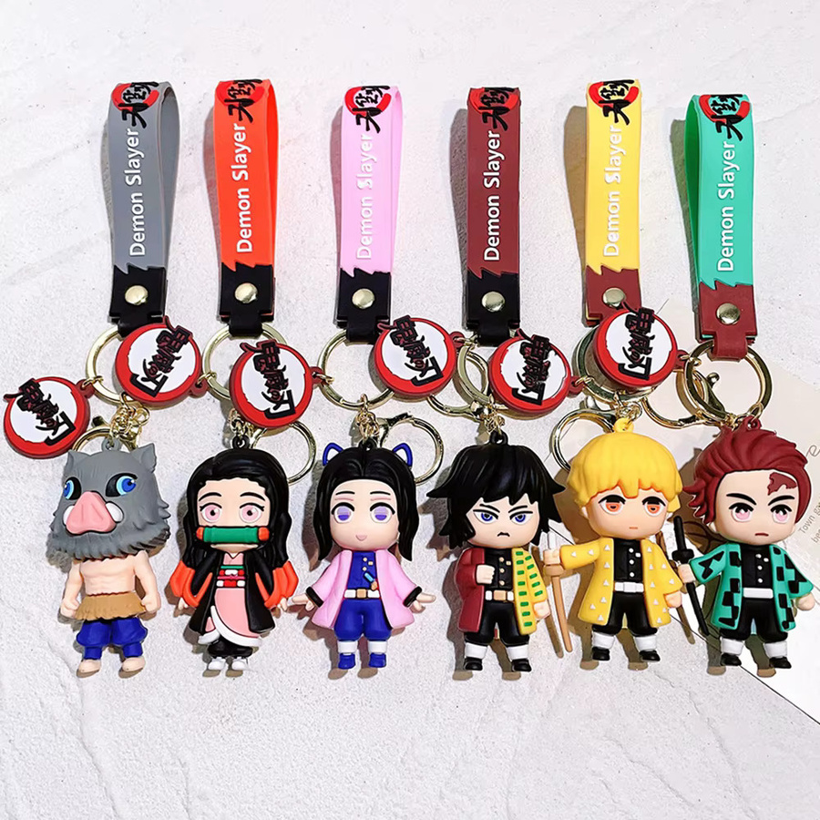 Bandai Anime Demon Slayer Actionfiguren Schlüsselanhänger, PVC-Modell - Bild 4