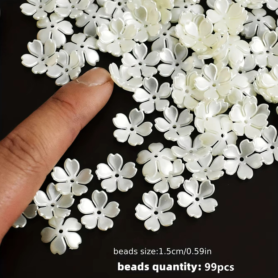 QYWCTZ Windspielblumen, Beige, 15 mm, Unisex - Bild 5
