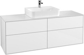 Villeroy & Boch Finion Waschtischunterschrank in Weiß, Wandmontage, B: 160 cm, T: 60,3 cm, H: 50,1 cm - Bild 1