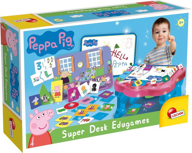 Lisciani Peppa Pig Super Desk Edugames Lerntisch, ab 2 Jahren - Bild 1