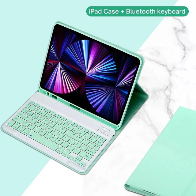 Samsung Bluetooth Tastaturhülle für Galaxy Tab A11 8,7 Zoll in Grün - Bild 1