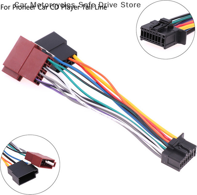 Pioneer ISO Kabelbaum Stecker für Auto CD Tail Line Stereo Radio Player in Multicolour - Bild 1