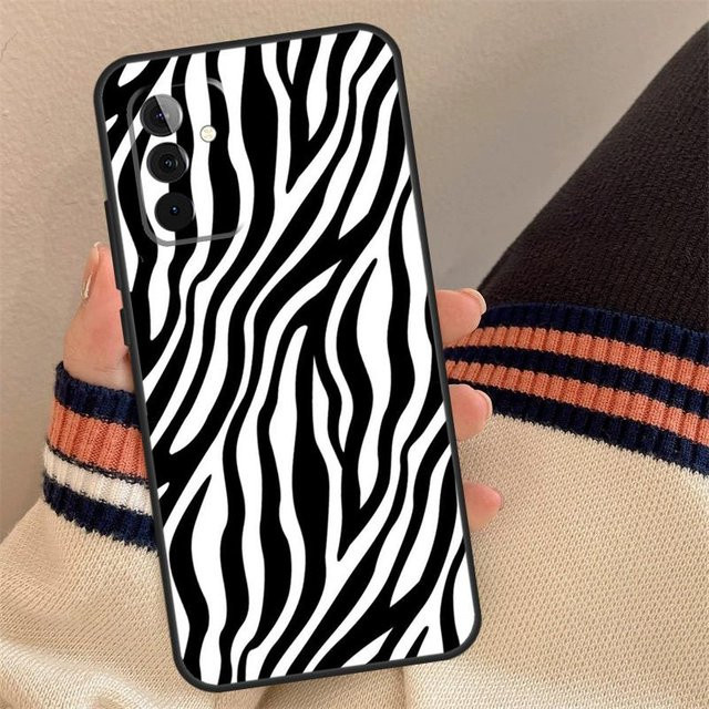 Handyhülle mit Zebra-Streifen-Druck für Samsung Galaxy A-Serie in Multicolour - Bild 1