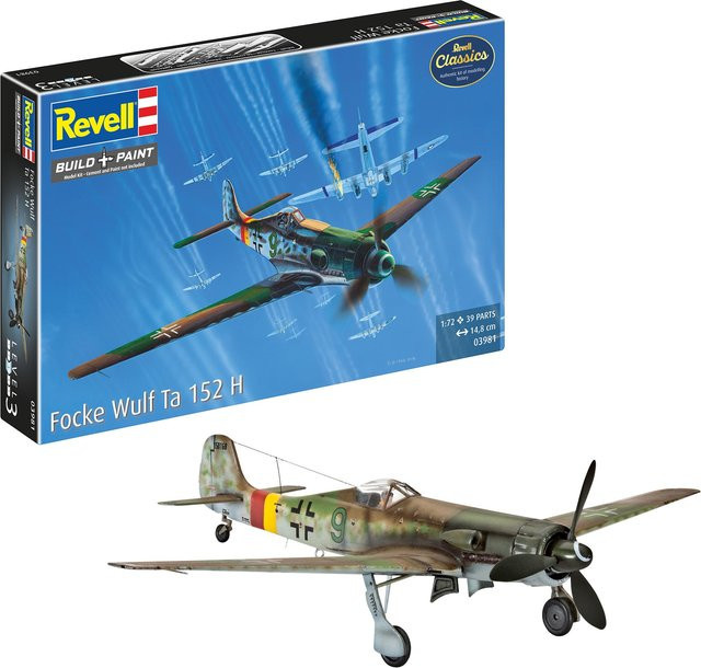 Revell Focke Wulf Ta 152 H, Fahrzeug, 1:72, ab 10 Jahren - Bild 1