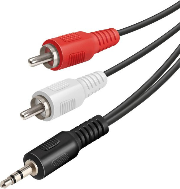 Vivanco Audiokabel 3,5-mm-Klinke auf Cinch, Mehrfarbig, Länge: 5 m - Bild 1