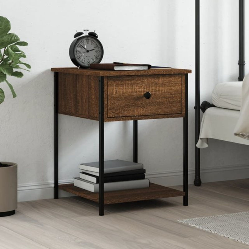 Vidaxl Nachttisch in Braun im Industrial Design, B/T/H: 44 x 45 x 58 cm - Bild 1