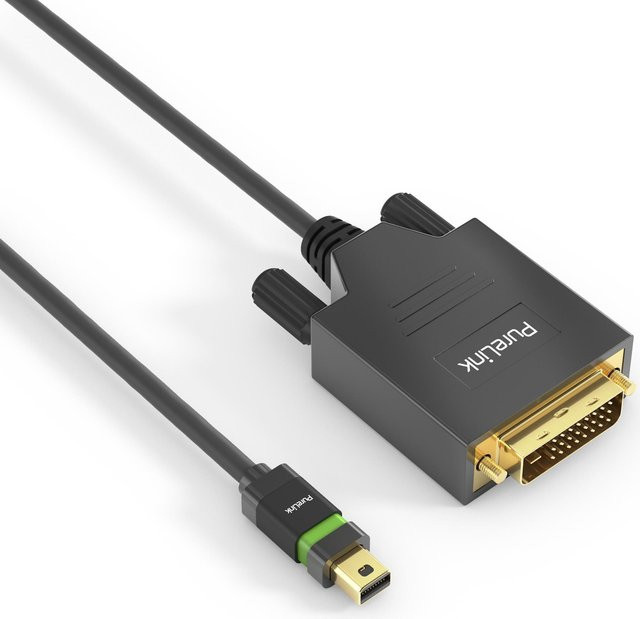 PureLink Ultimate Serie Mini DisplayPort auf DVI Kabel, schwarz, Länge: 2,00 m - Bild 1