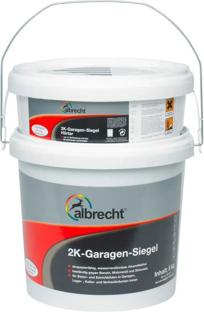 Albrecht 2K-Garagen-Siegel Kieselgrau seidenglänzend 5 kg - Bild 1