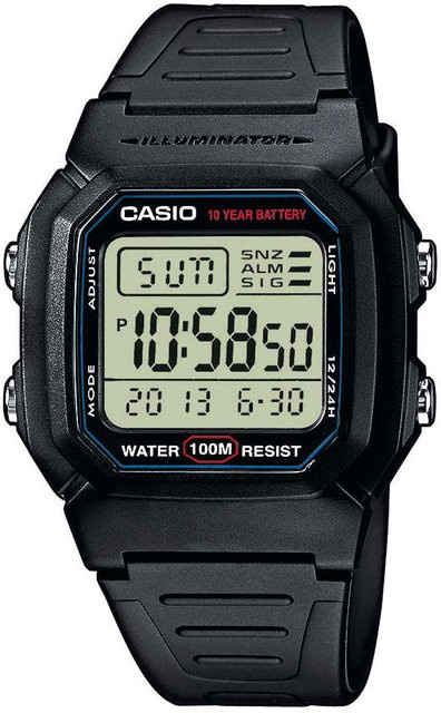 CASIO Digitaluhr, Quarz, Kunststoff, 37 mm, Herren, 10 ATM - Bild 1