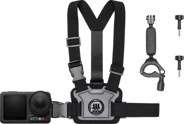 DJI Osmo Action 5 Pro Bike-Zubehörset in Schwarz - Bild 1