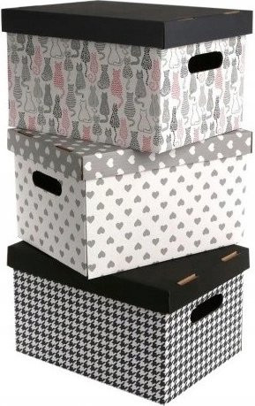 Dekorative Aufbewahrungsbox Eko von Altom in Multicolour, B/T/H: 35 x 26 x 21 cm - Bild 1